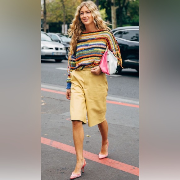 30W Cocoa Brown Chino Bermuda Shorts from Avenue - Picture 15 of 17